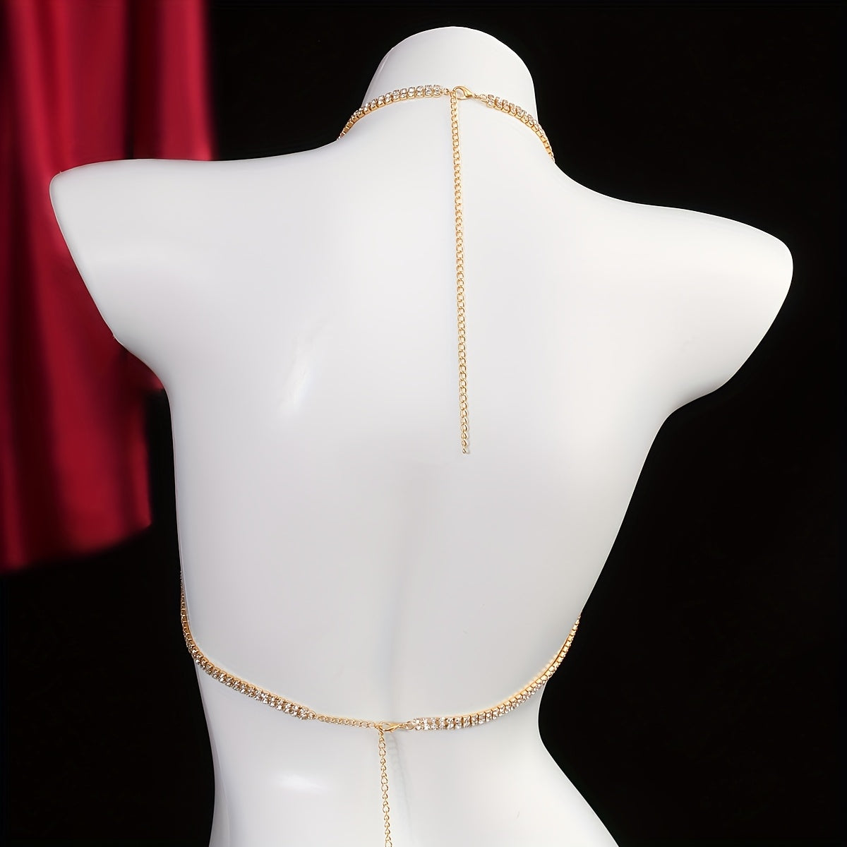Luxurious Vintage Rose Rhinestone Choker Necklace for Women - Sparkling Alloy Statement Piece, Perfect for Valentine’s Day Gift, Parties, and Nightclubs, Charm Necklace